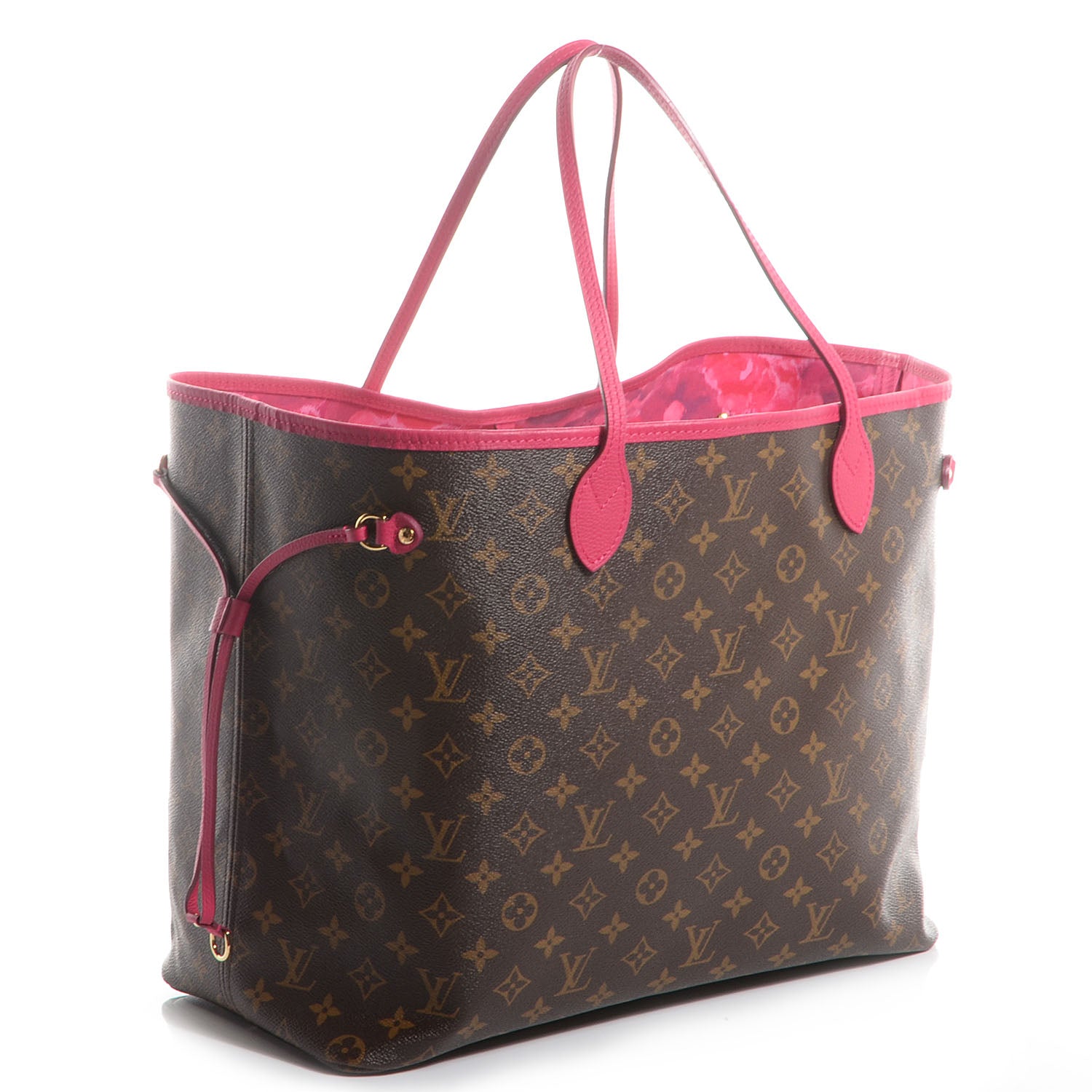 Louis Vuitton Monogram Articles de Voyage Ikat Neverfull GM Rose Indien 3 of 7