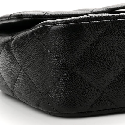 Chanel Caviar Quilted Sweetheart Flap Black 9 of 11