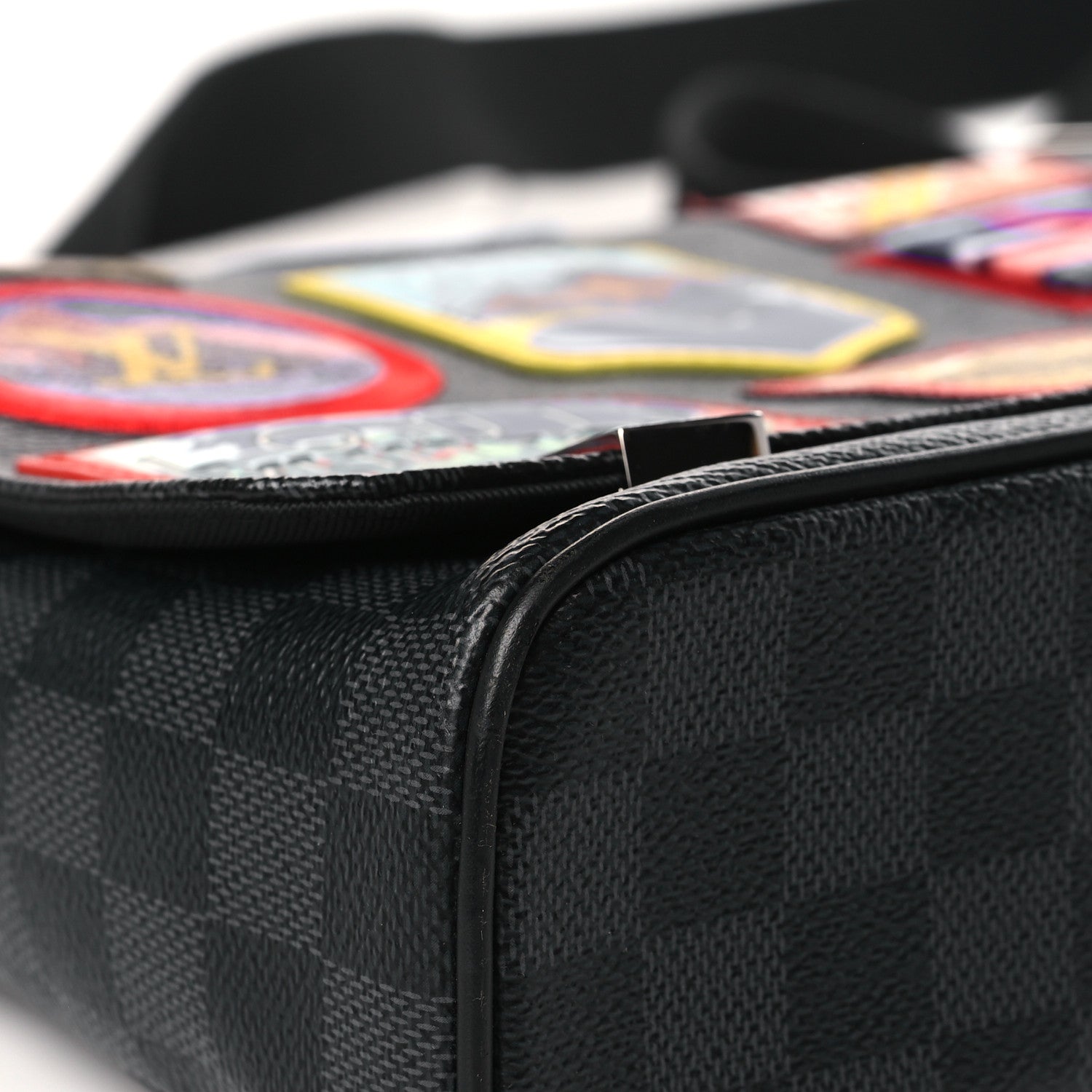 Louis Vuitton Damier Graphite Alps District PM 7 of 8