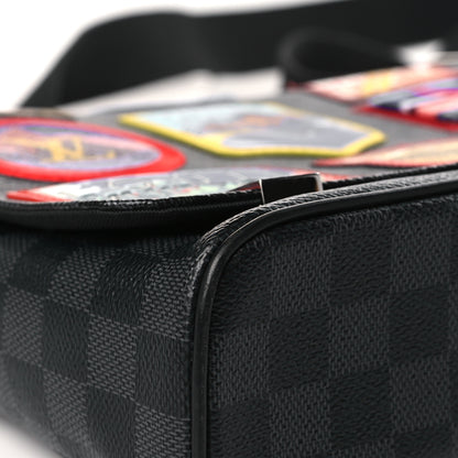 Louis Vuitton Damier Graphite Alps District PM 7 of 8
