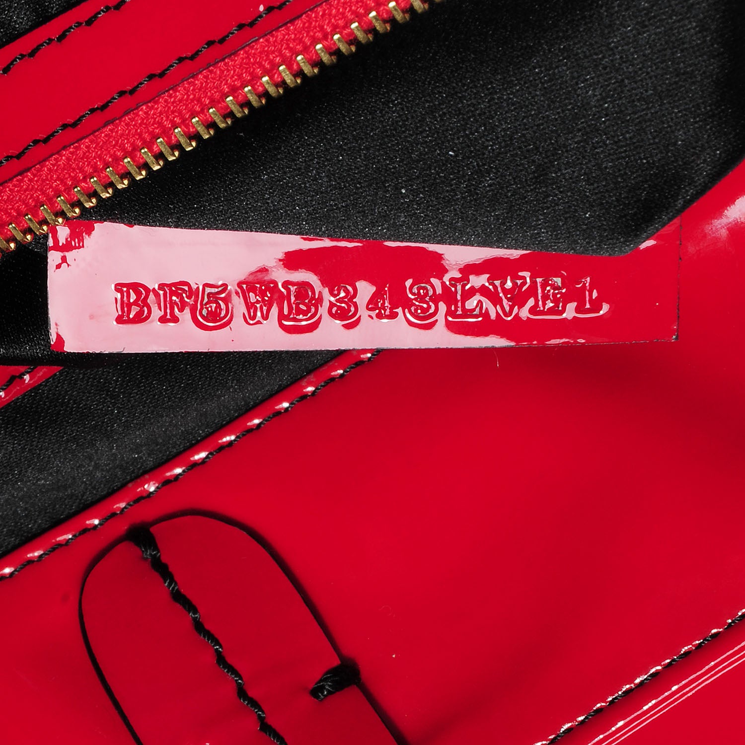 Valentino Garavani Lacca Patent Petale Tote Red 9 of 9
