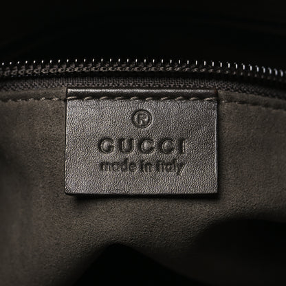 Gucci GG Supreme Monogram Selleria Calfskin Small Flat Messenger Bag Beige Ebony Cocoa Marrone Scuro 10 of 20