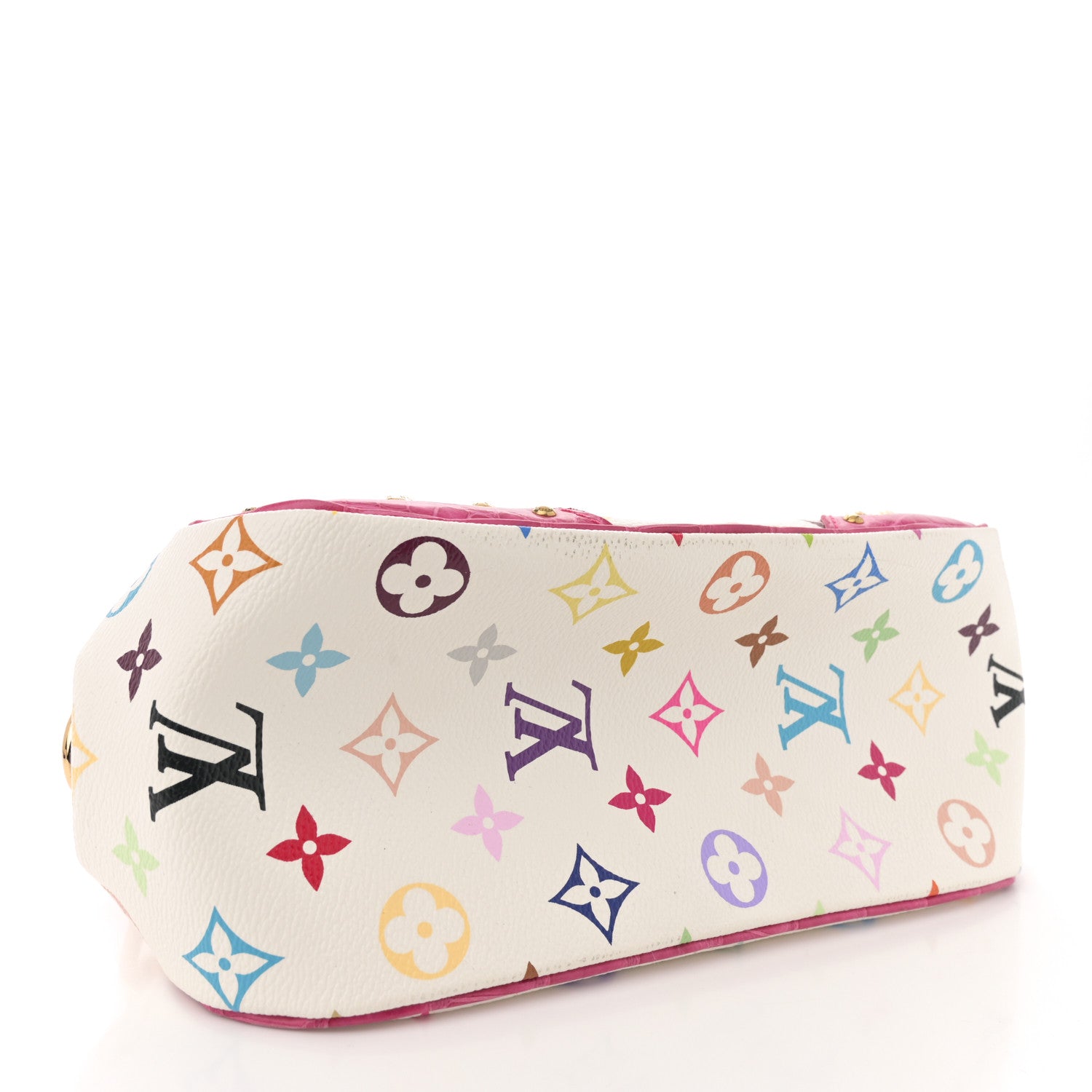 Louis Vuitton Monogram Multicolor Alligator Marilyn White 4 of 9