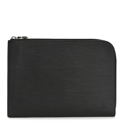 Louis Vuitton Epi Pochette Jour GM Black 1 of 9