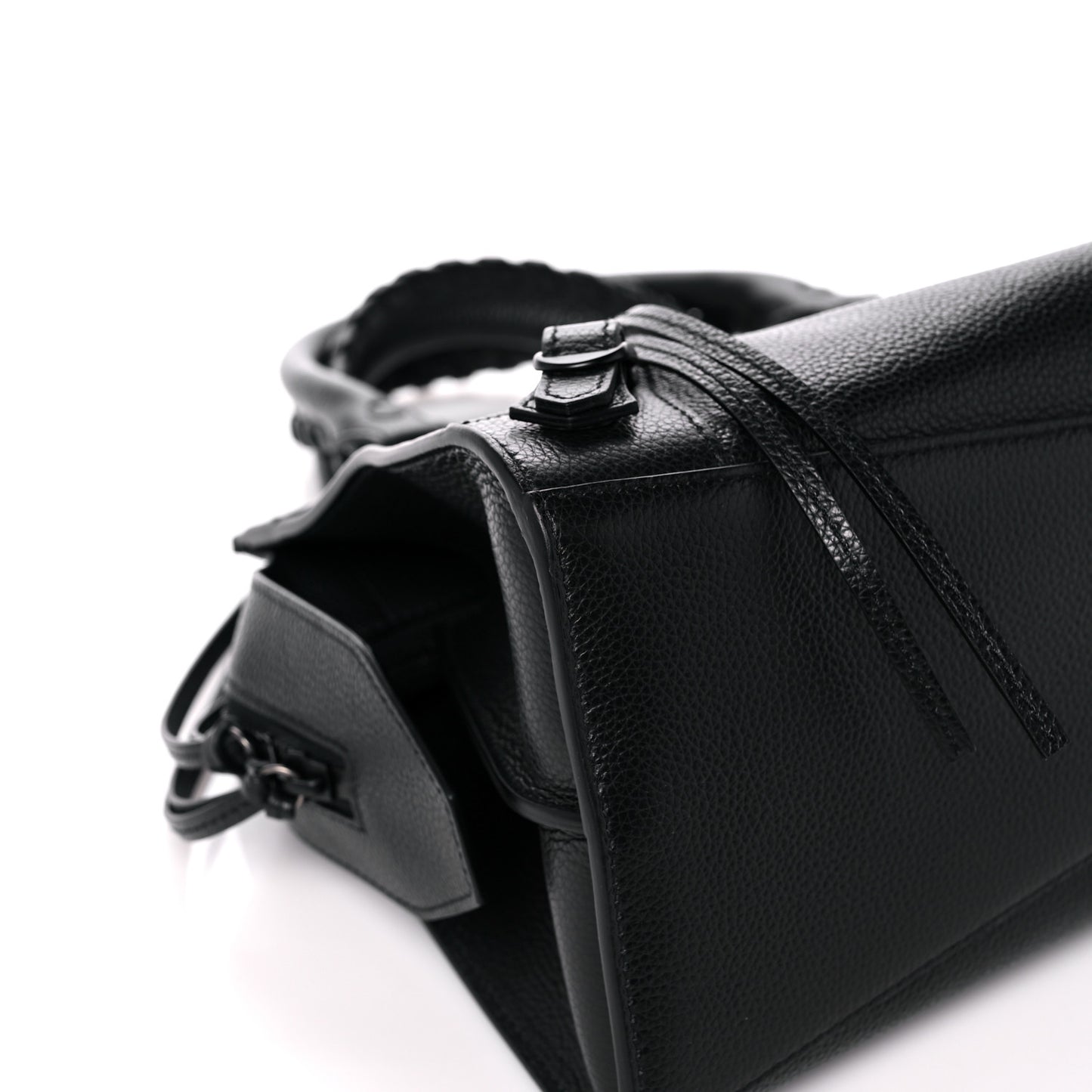 Grained Calfskin Neo Classic Black Hardware S City Black