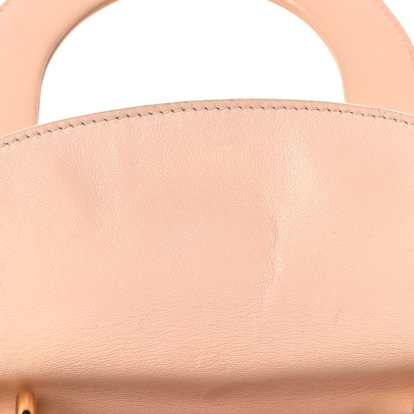 Lambskin Cannage Small Lucky Badges My Lady Dior Light Pink