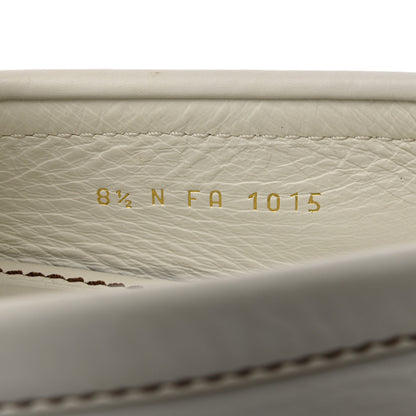 Louis Vuitton Calfskin Mens Monte Carlo Car Shoe Moccasin Loafers 8.5 White 6 of 12