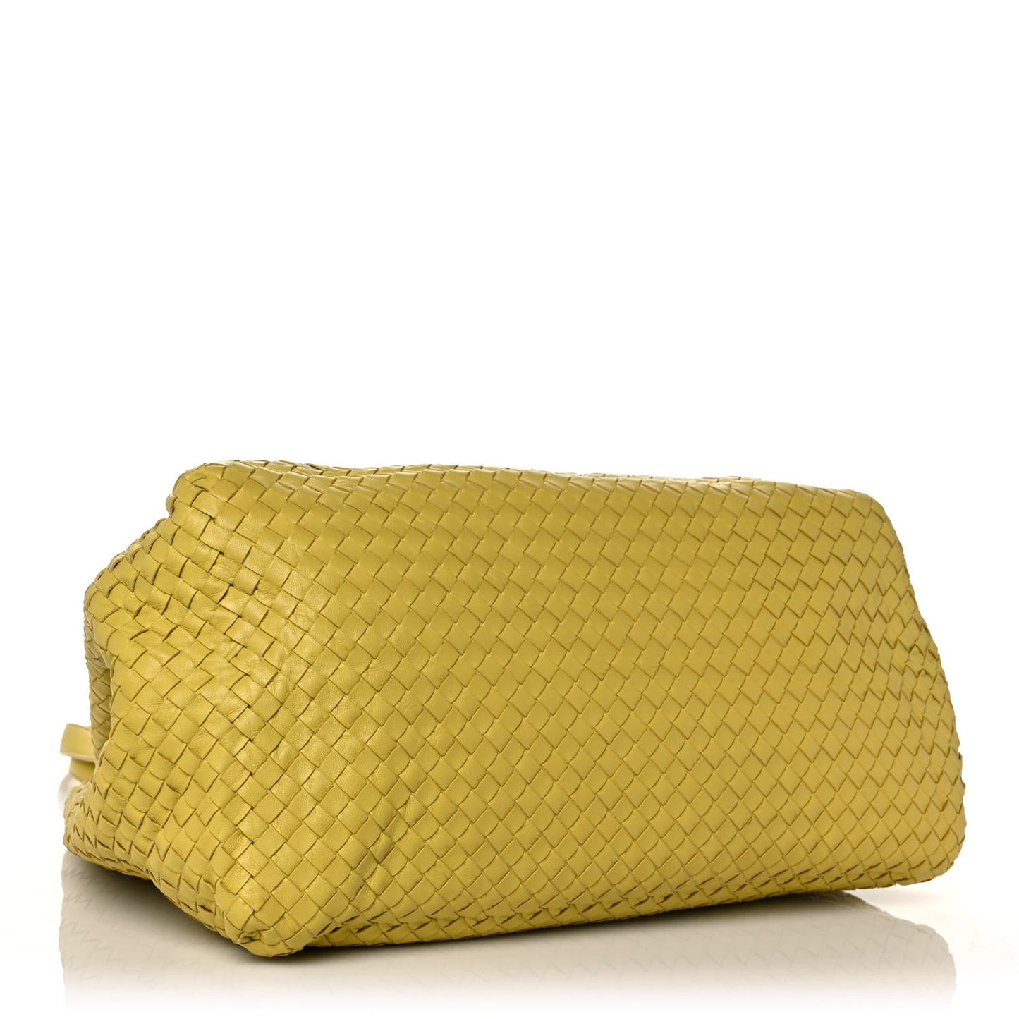 Nappa Intrecciato Large Cesta Tote Moutarde