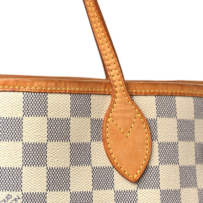 Louis Vuitton Damier Azur Neverfull MM 9 of 10