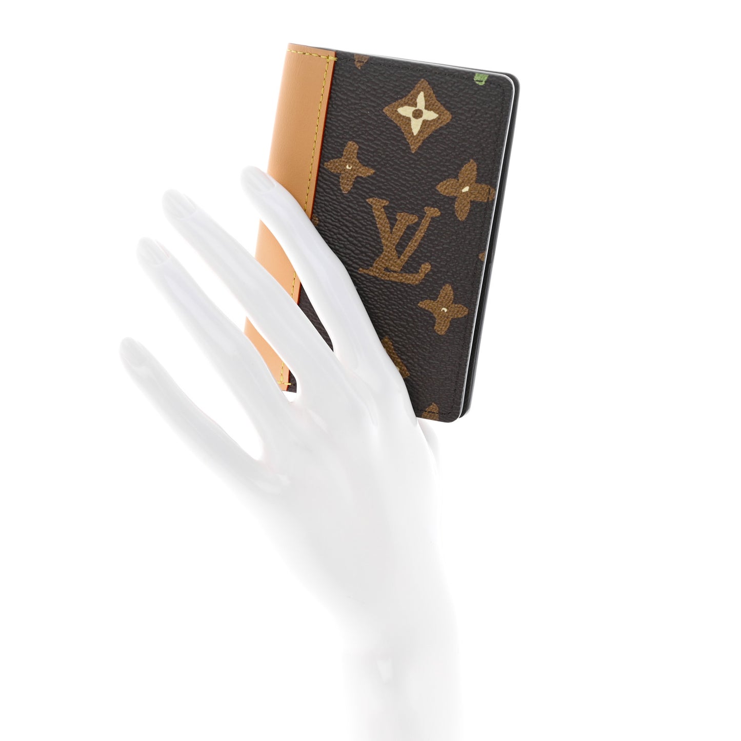 Monogram Craggy Pocket Organizer Chocolate