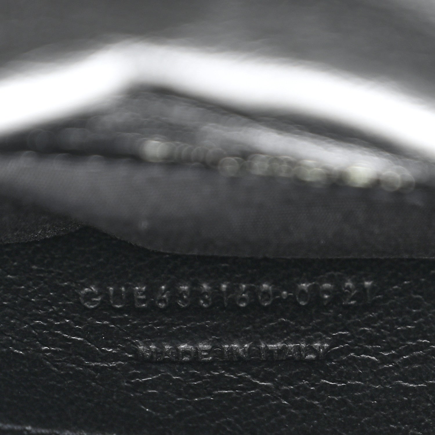 Saint Laurent Crinkled Lambskin Matelasse Monogram Baby Niki Chain Satchel Black 8 of 11