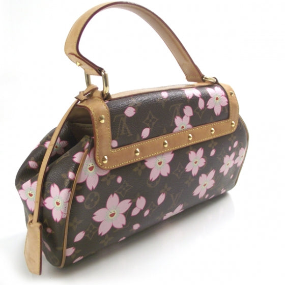 Monogram Cherry Blossom Sac Retro Bag Brown