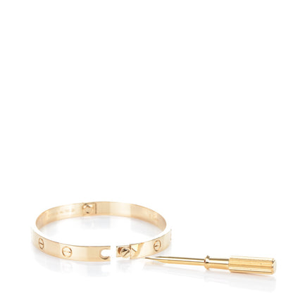 Cartier 18K Yellow Gold LOVE Bracelet 17 6 of 6