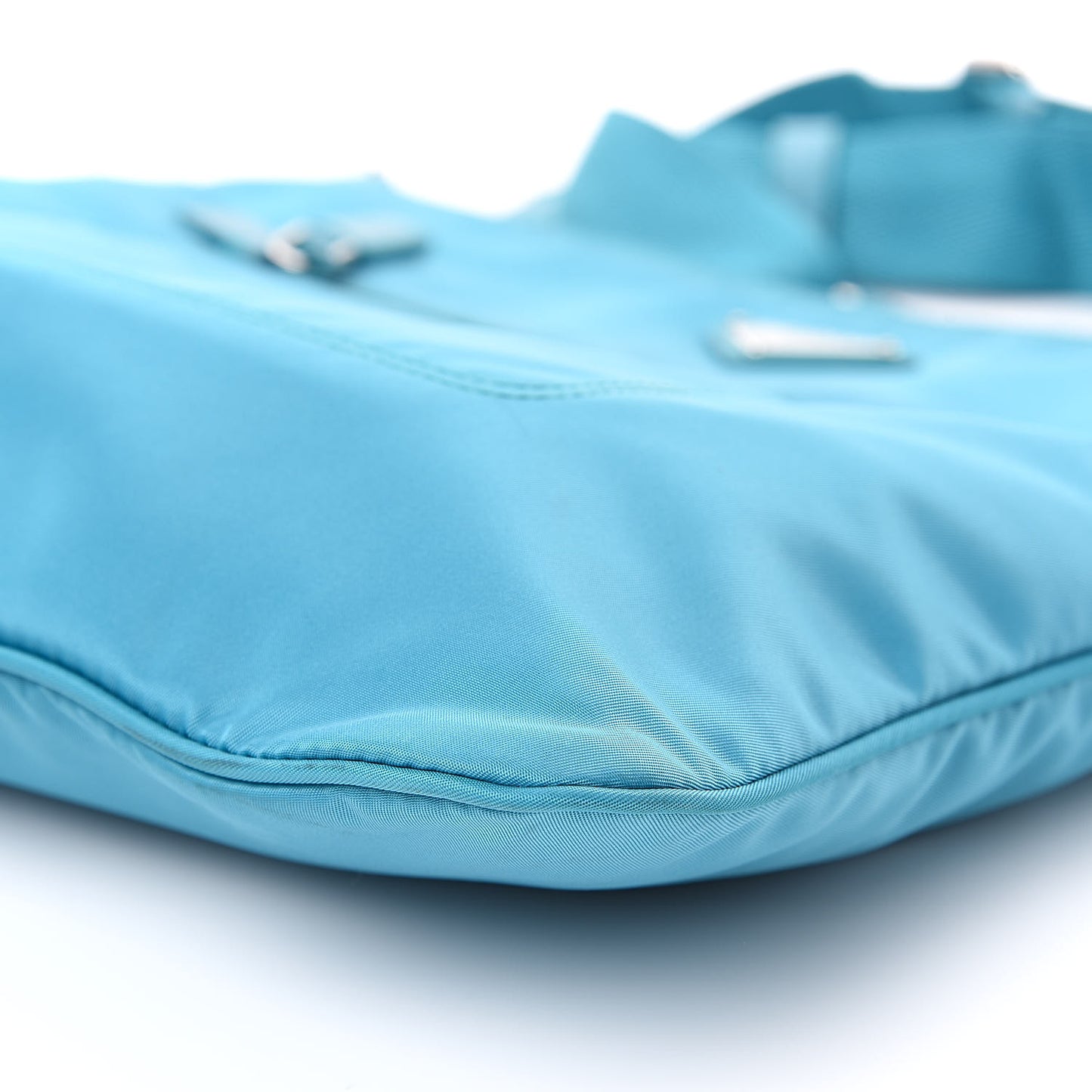 Nylon Vela Flat Messenger Bag Turchese