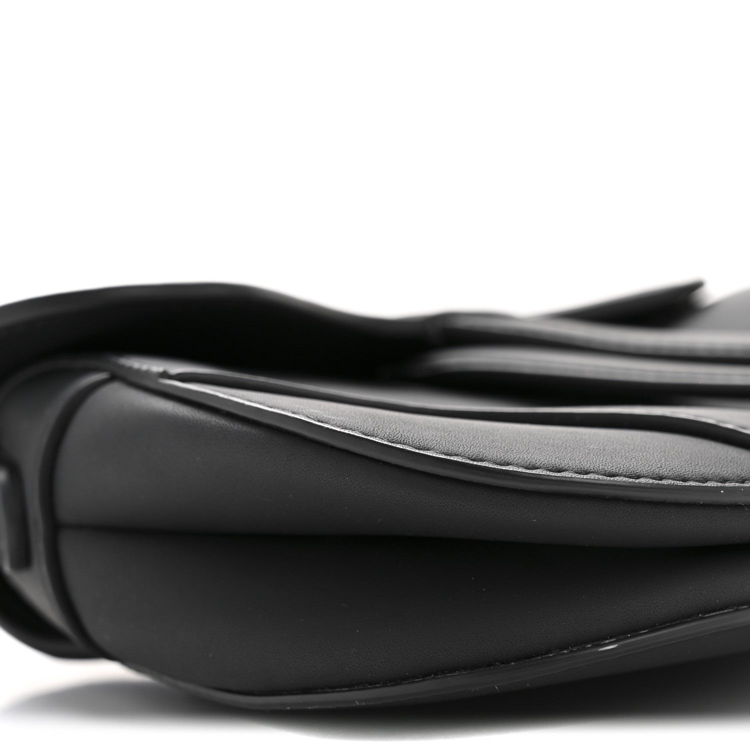 Christian Dior Ultra Matte Calfskin Mini Saddle Bag Black 9 of 12