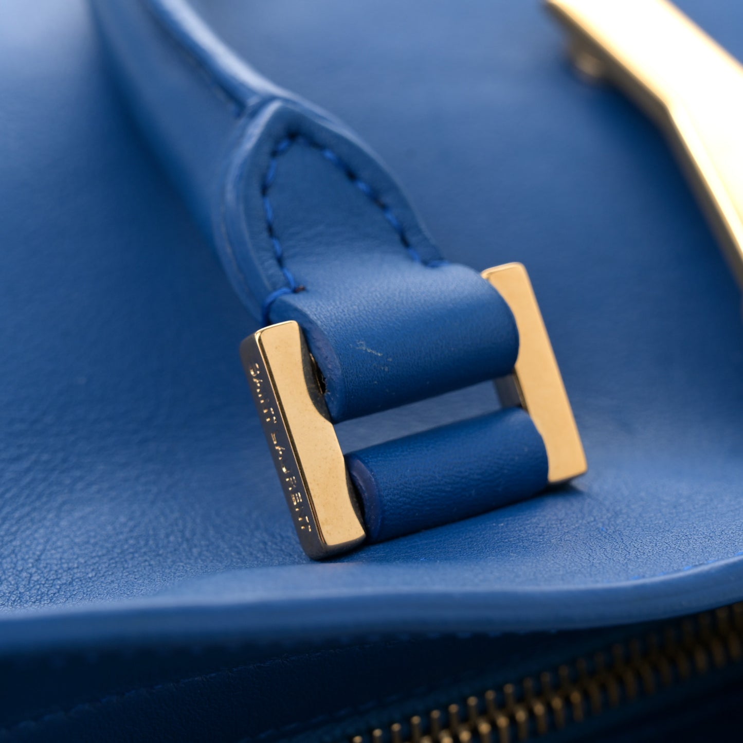 Calfskin Small Classic Y Cabas Royal Blue