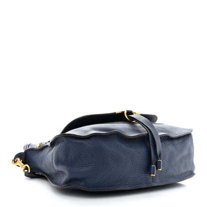 Chloe Calfskin Medium Marcie Satchel Royal Navy 5 of 20