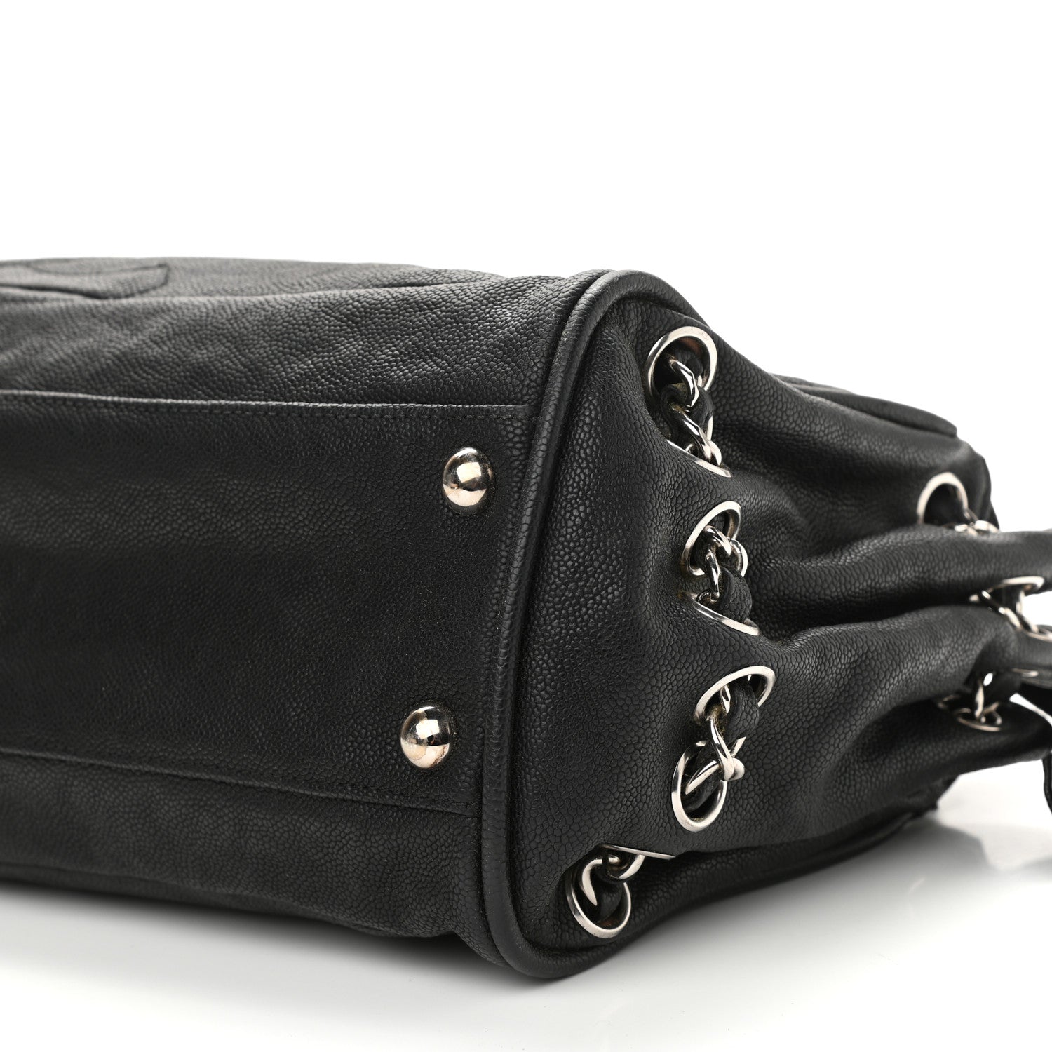 Chanel Caviar Diagonal Ligne Tote Black 10 of 10