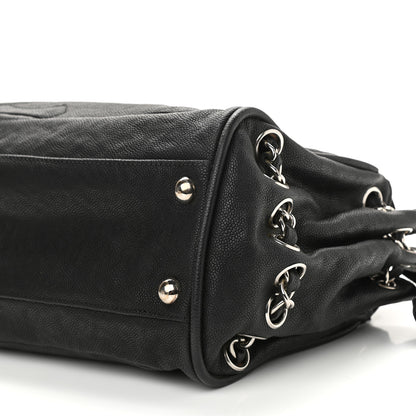 Chanel Caviar Diagonal Ligne Tote Black 10 of 10