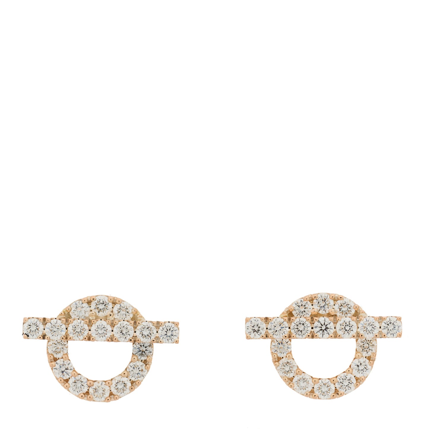 18K Rose Gold Diamond Finesse Earrings