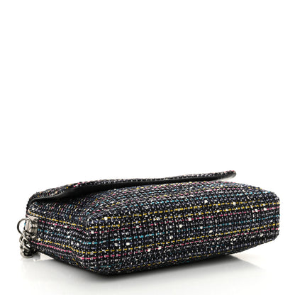 Chanel Tweed Small Messenger Flap Navy 4 of 11