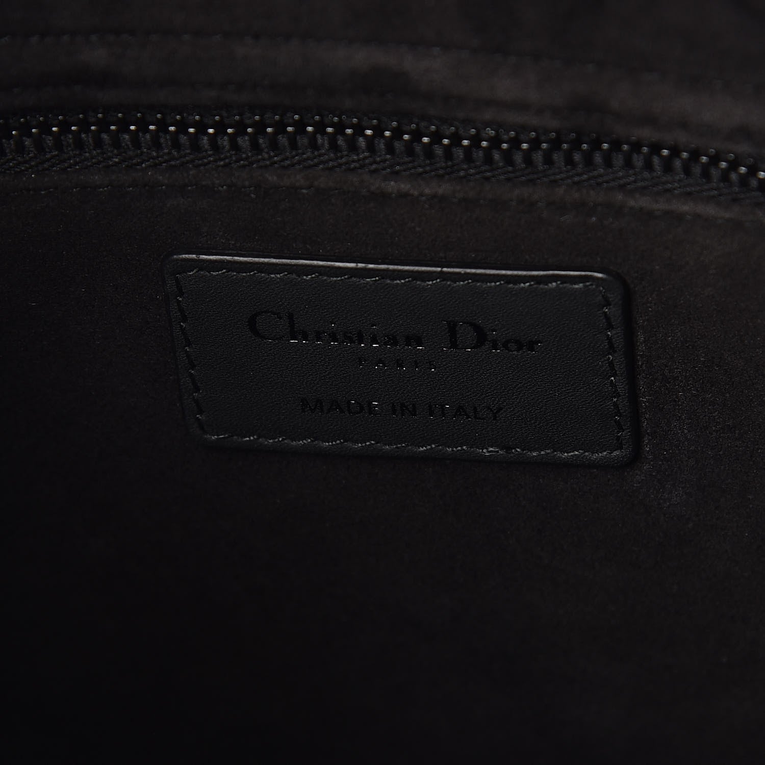 Christian Dior Ultra Matte Calfskin Cannage Medium Lady Dior Black 8 of 15