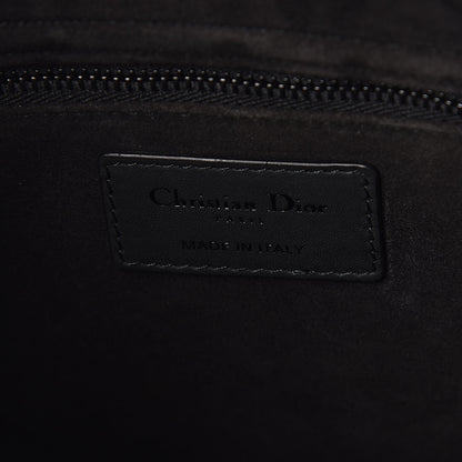 Christian Dior Ultra Matte Calfskin Cannage Medium Lady Dior Black 8 of 15