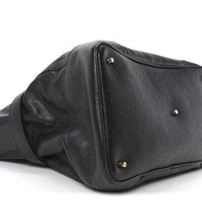 Burberry Grainy Calfskin Larsen Shoulder Bag Black 10 of 11