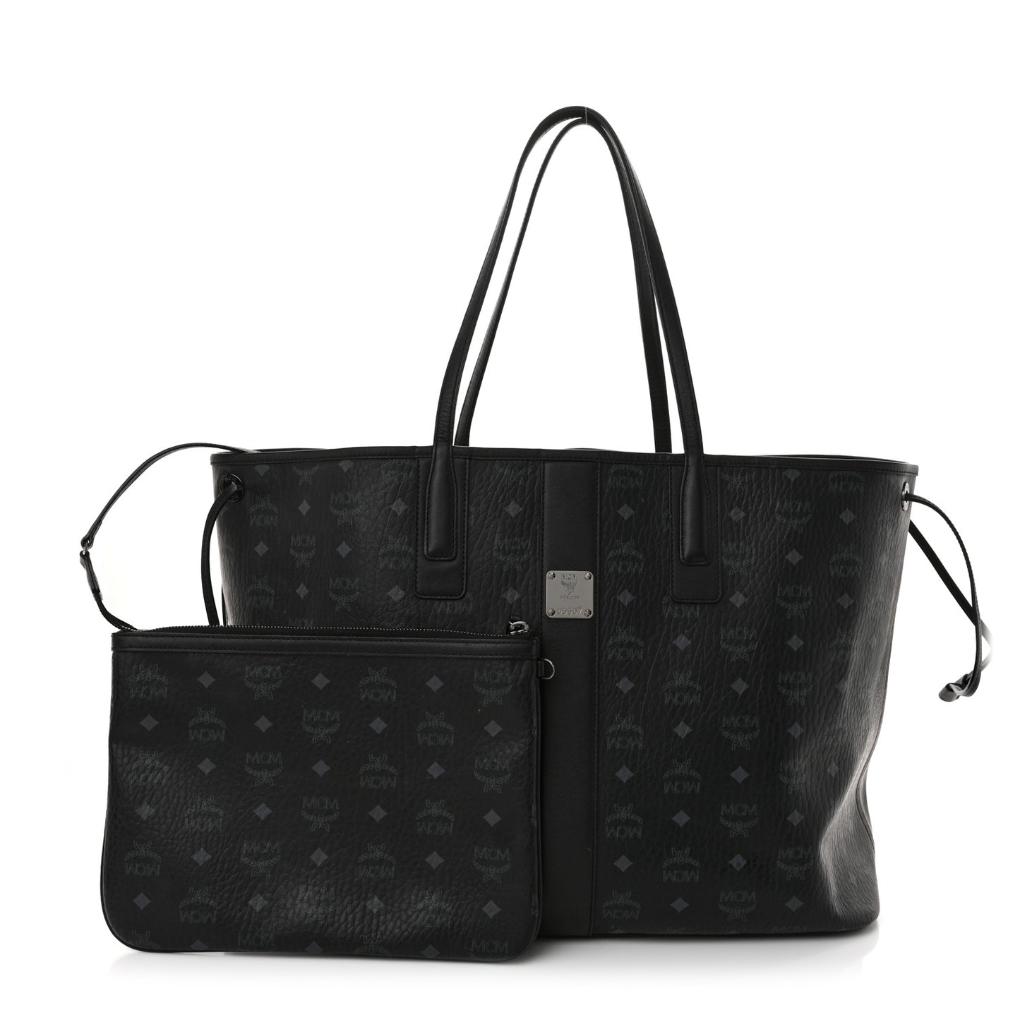 Visetos Large Liz Reversible Shopper Tote Black