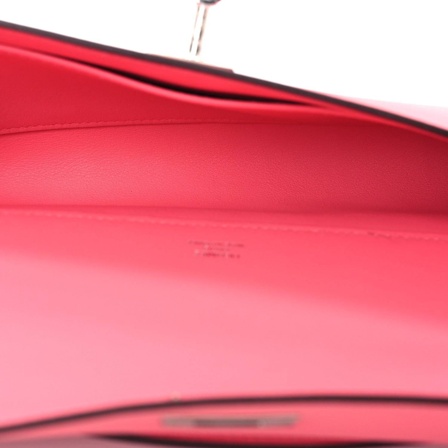 Hermes Swift Kelly Cut Clutch Pochette Rose Azalee 5 of 15