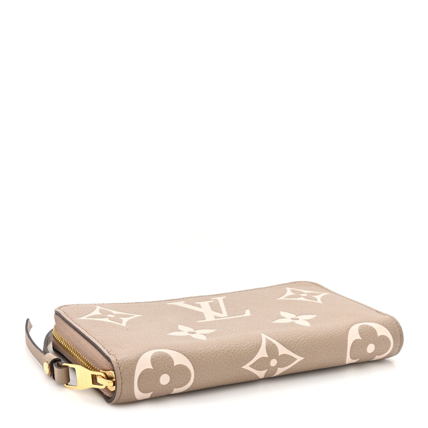 Empreinte Monogram Giant Zippy Wallet Tourterelle Creme