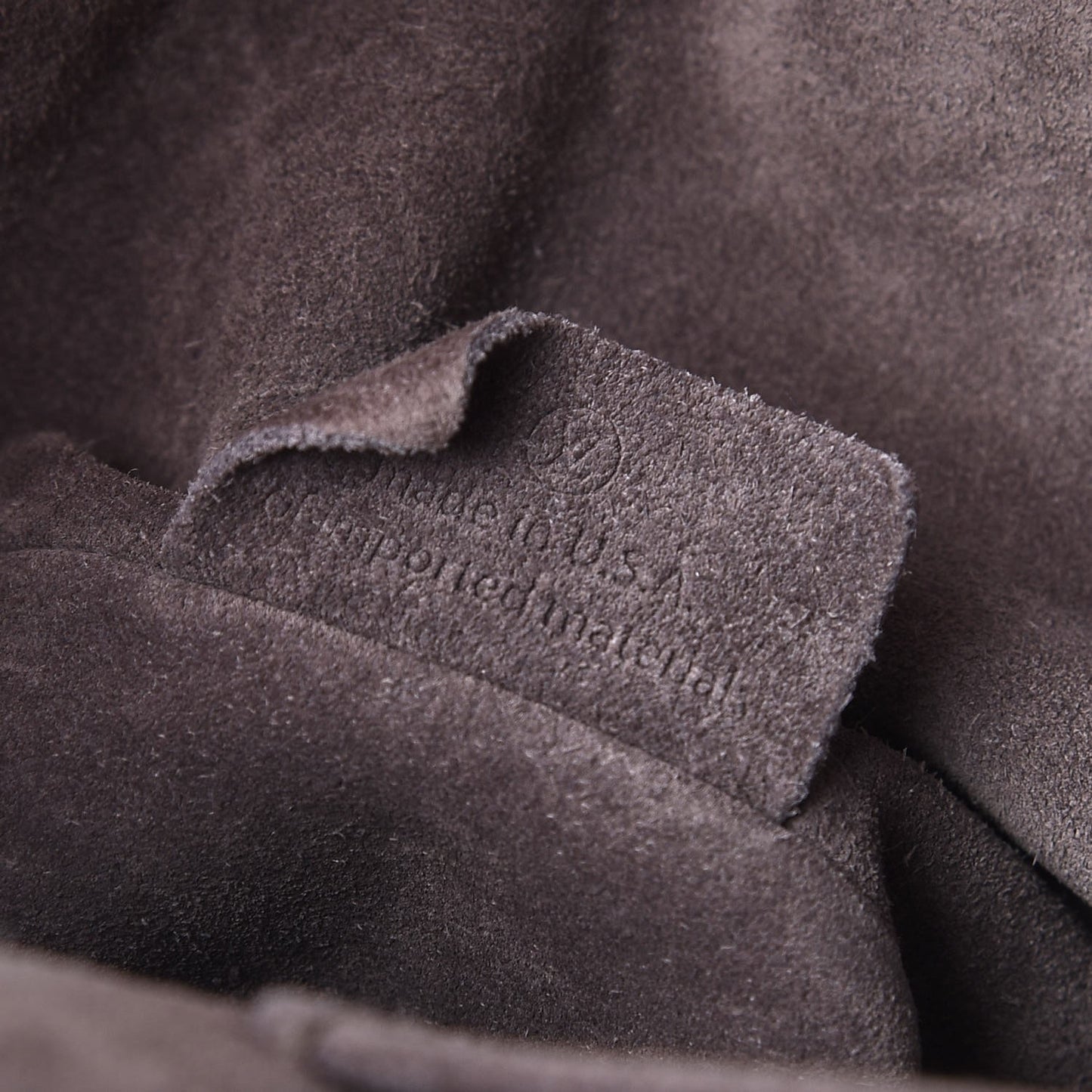 Calfskin Suede Medium Faye Shoulder Bag Airy Grey