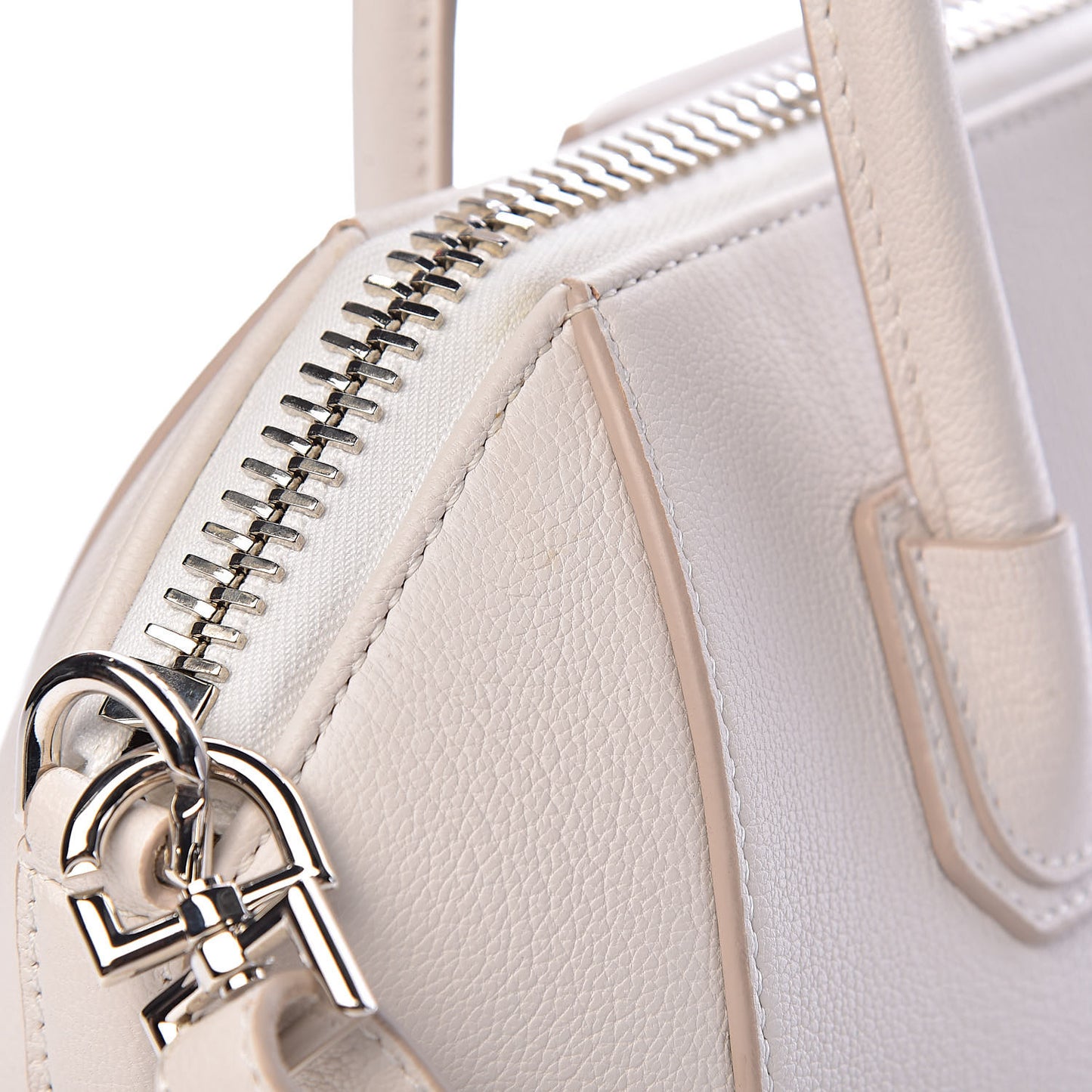 Sugar Goatskin Mini Antigona White