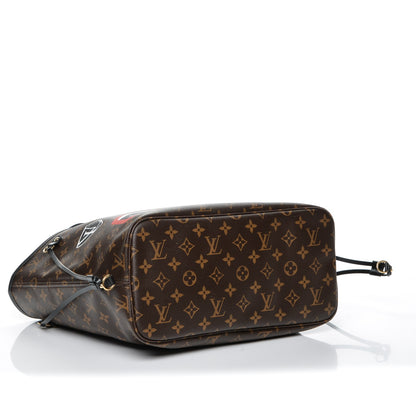Louis Vuitton Monogram World Tour Neverfull MM 4 of 8