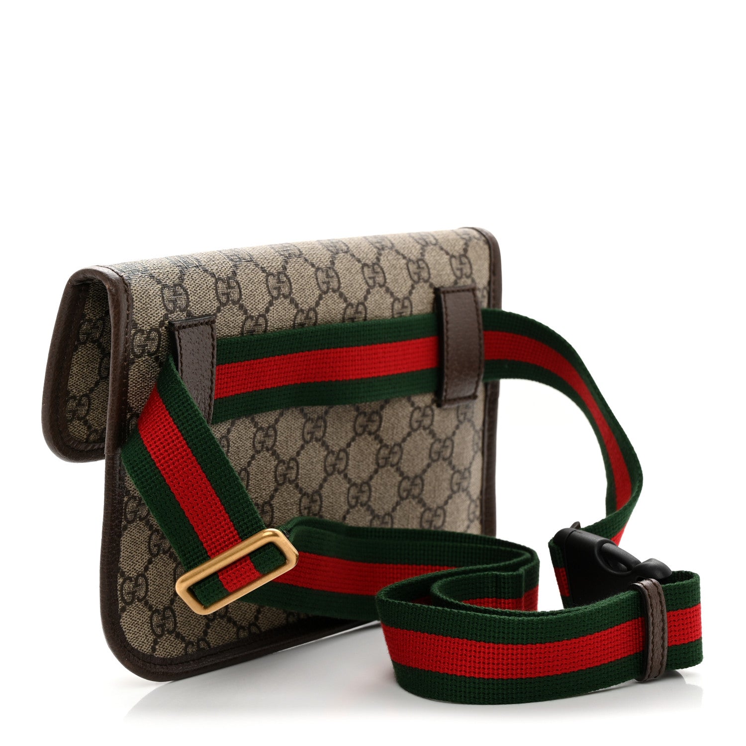 Gucci GG Supreme Monogram Neo Vintage Web Belt Bag Brown 2 of 11