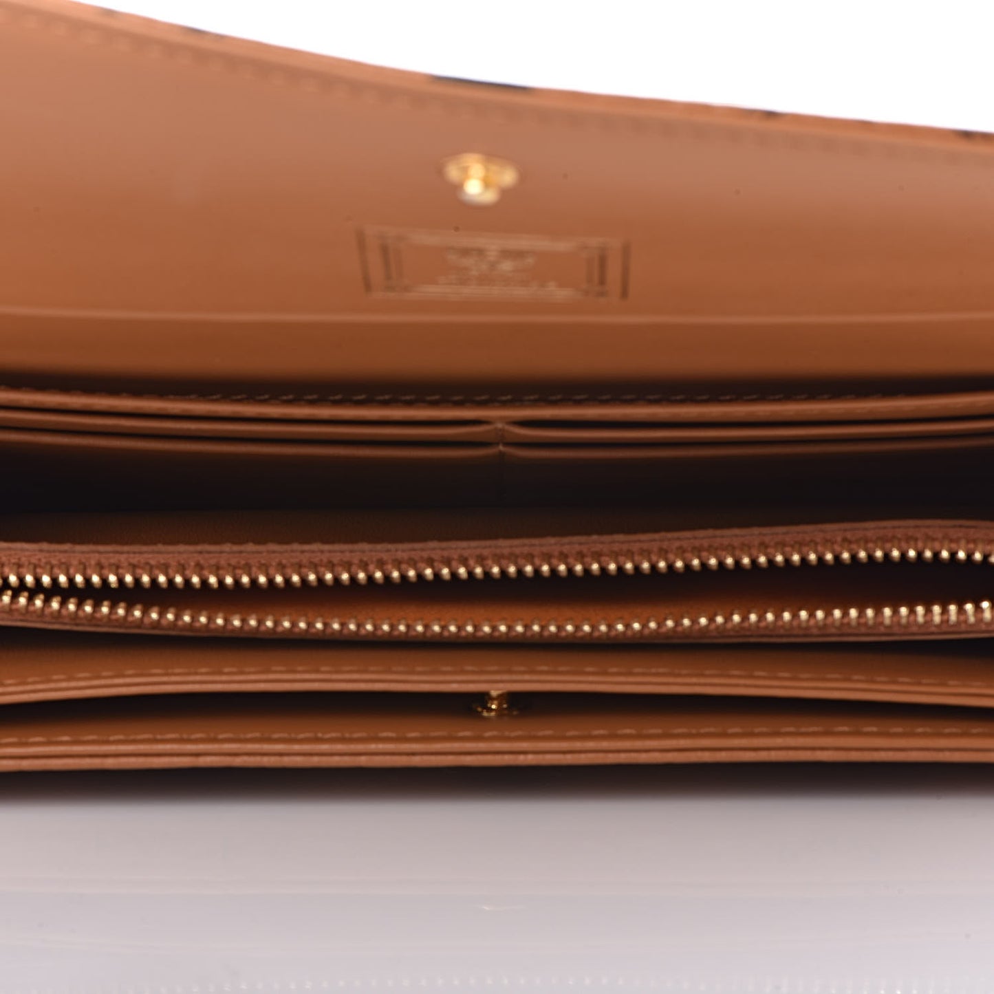 Visetos Heritage Continental Flap Wallet Cognac