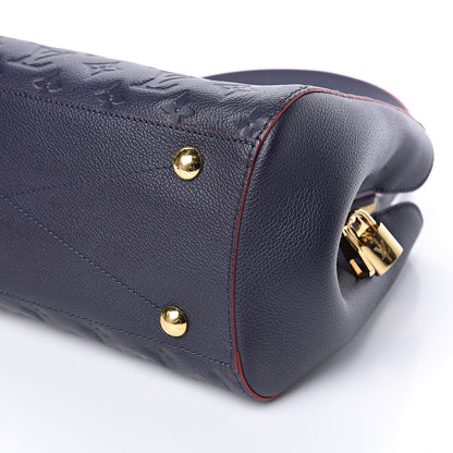 Louis Vuitton Empreinte Montaigne MM Marine Rouge 9 of 13