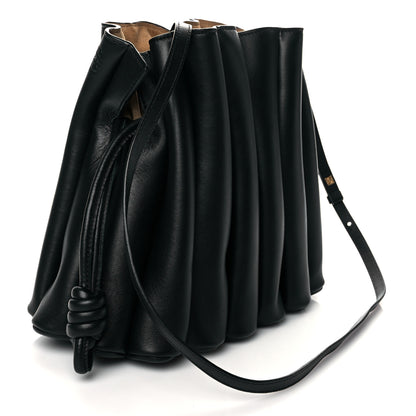Loewe Calfskin Ondas Flamenco Knot Bag Black 3 of 9