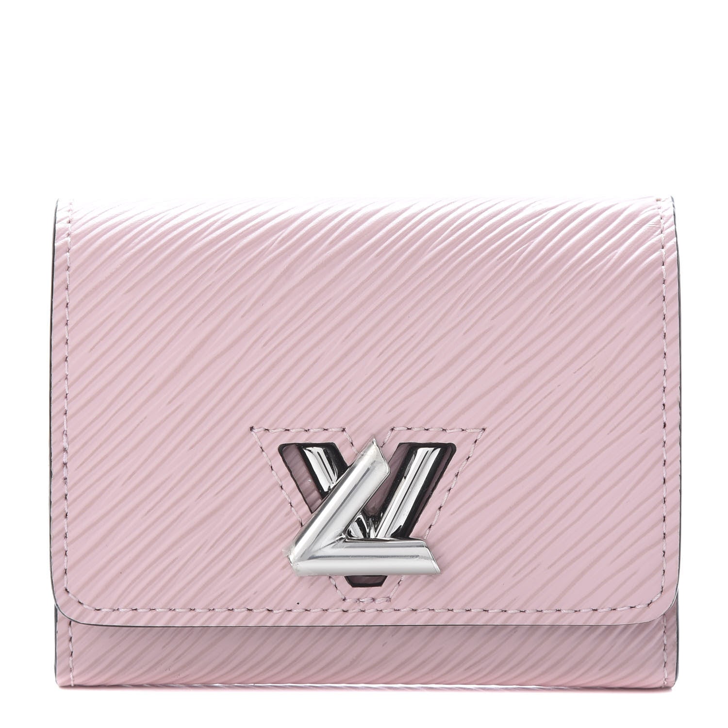 Louis Vuitton Epi Twist Compact Wallet Rose Ballerine 1 of 8