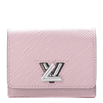 Louis Vuitton Epi Twist Compact Wallet Rose Ballerine 1 of 8
