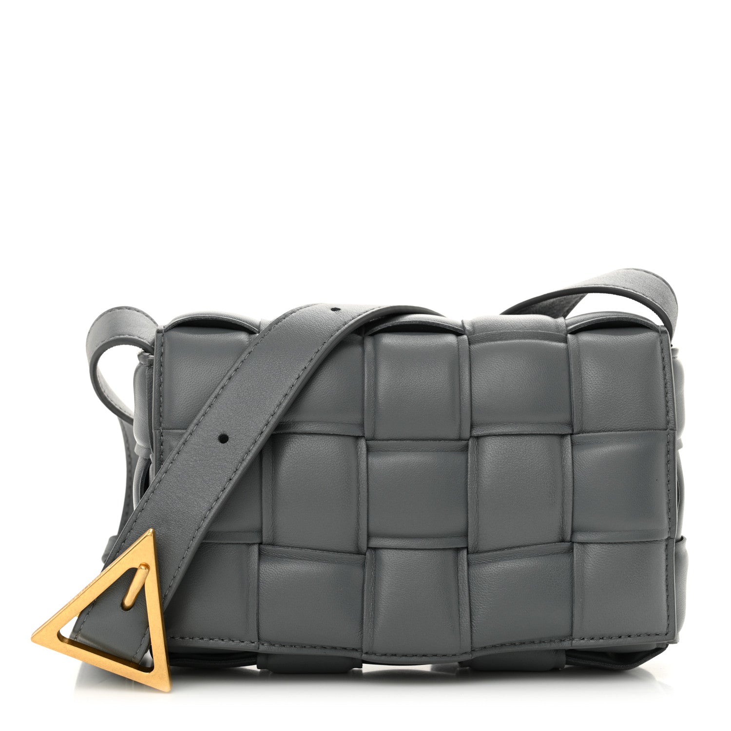 Bottega Veneta Nappa Maxi Intreccio Small Padded Cassette Crossbody Thunder 1 of 11