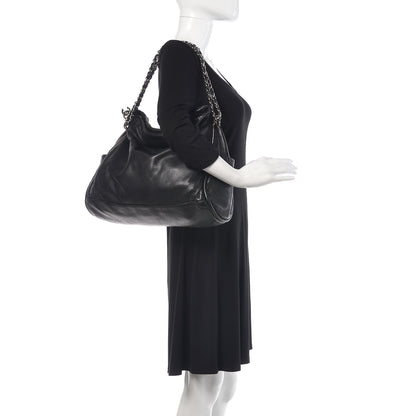 Chanel Lambskin Ultimate Soft Hobo Black 2 of 12