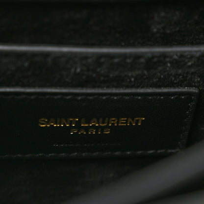 Saint Laurent Calfskin Medium Monogram Sunset Black 6 of 13