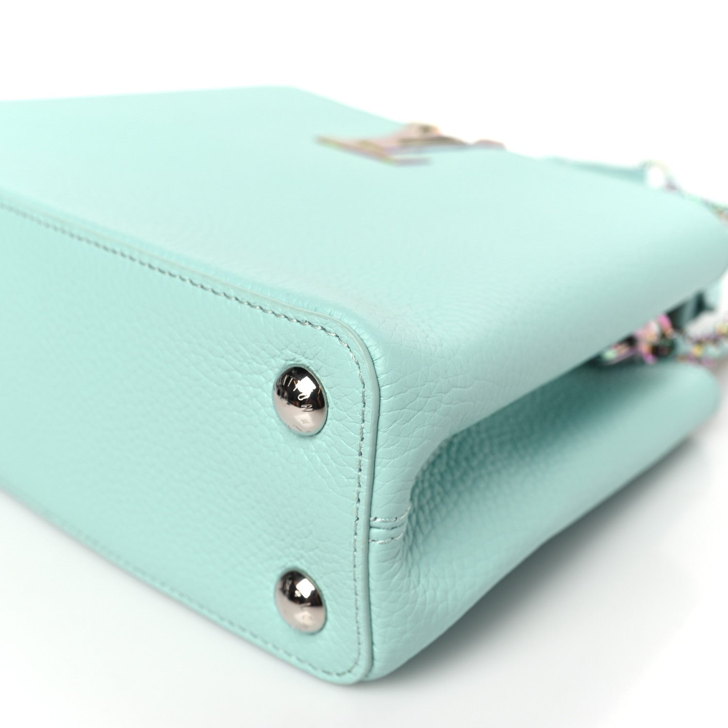 Louis Vuitton Taurillon Capucines BB Iridescent Topaz 8 of 8