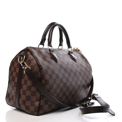 Louis Vuitton Damier Ebene Speedy Bandouliere 30 3 of 9