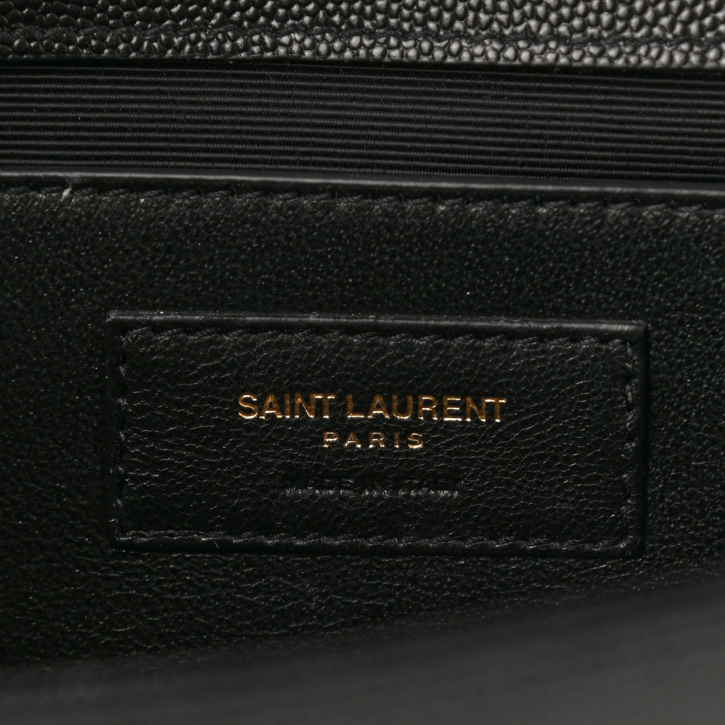 Grain De Poudre Monogram Cassandre Clutch Black