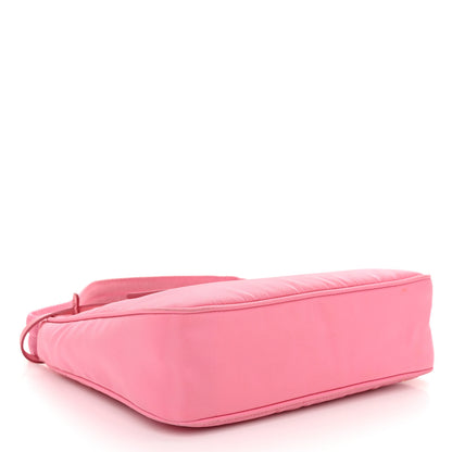 Prada Tessuto Nylon Mini Re-Edition 2000 Bag Begonia 4 of 13