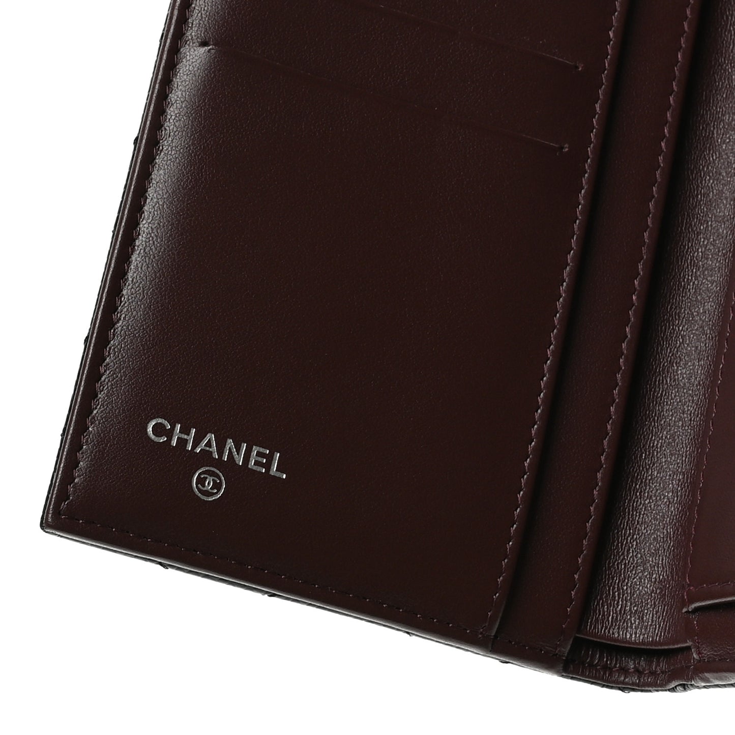 Caviar Quilted Large Flap Wallet Black