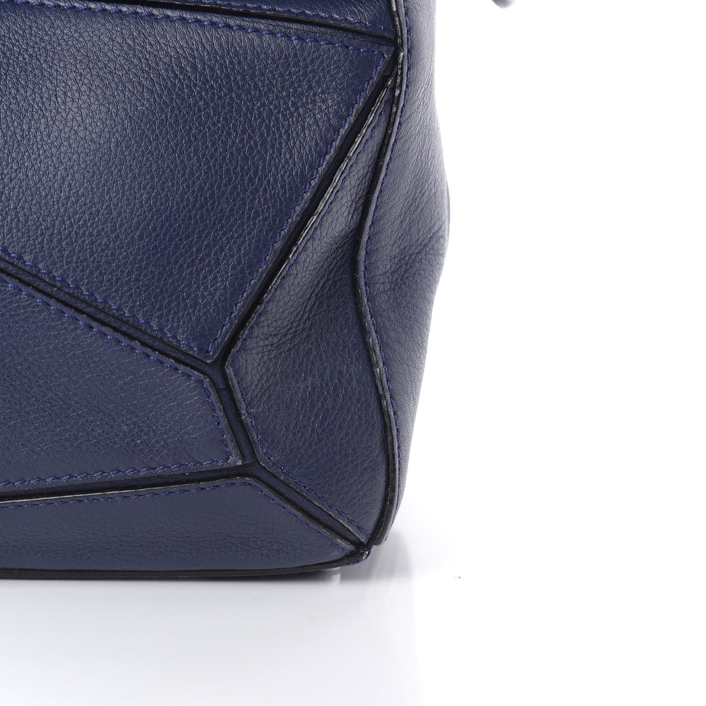 Calfskin Small Puzzle Bag Marine