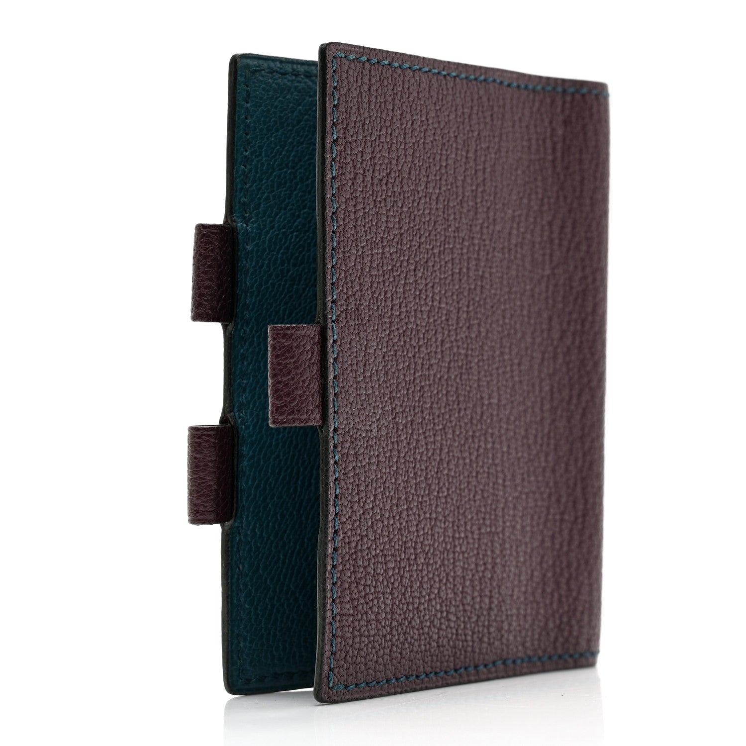 Hermes Chevre Mysore Bi-Color Globe Trotter Agenda Cover PM 3 of 8